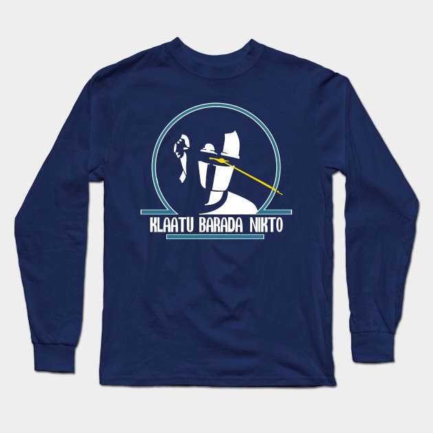 GORT - Klaatu Barada Nikto Long Sleeve T-Shirt by geeklyshirts